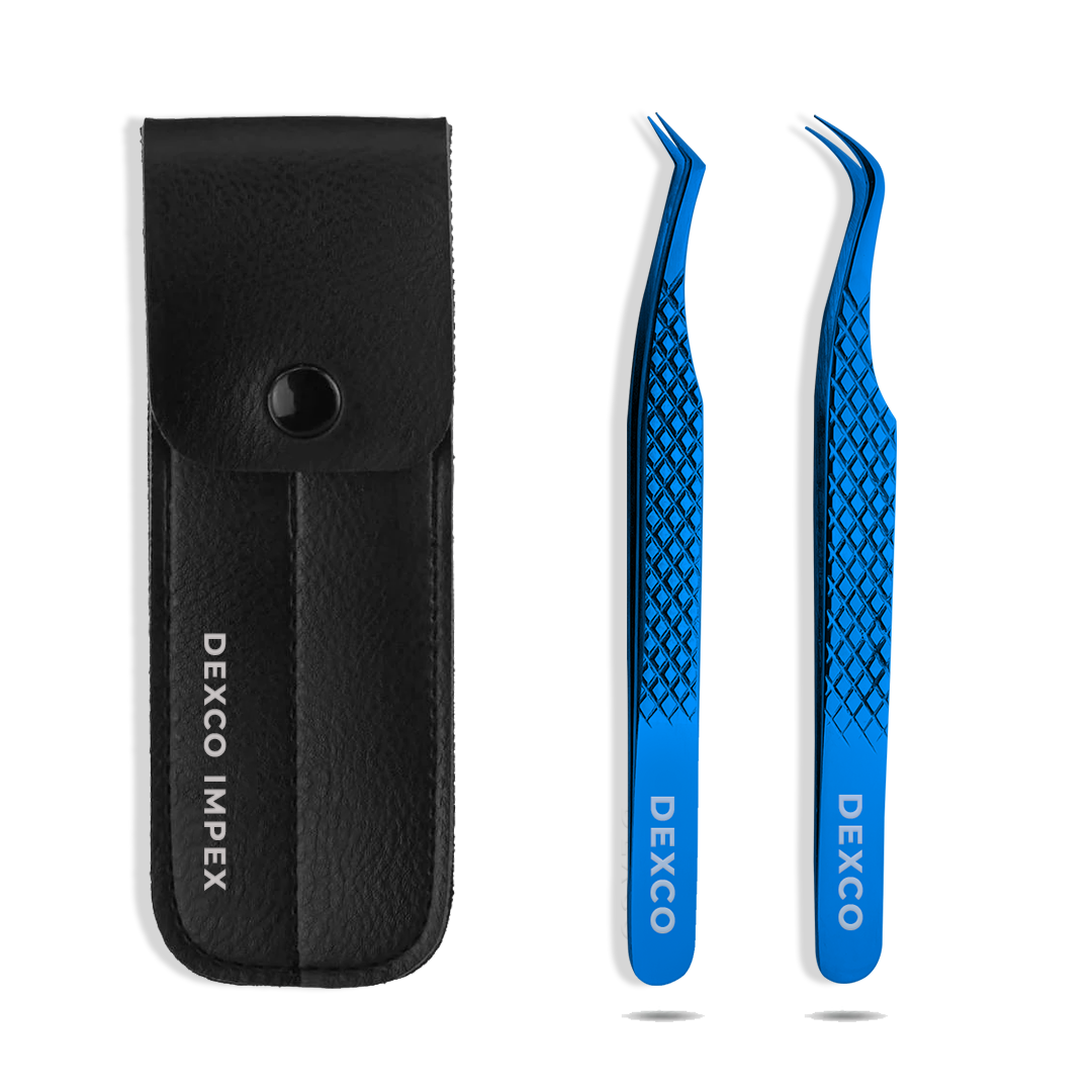 ELK-103 Eyelash Tweezers Kit – 2 Pieces - Image 1